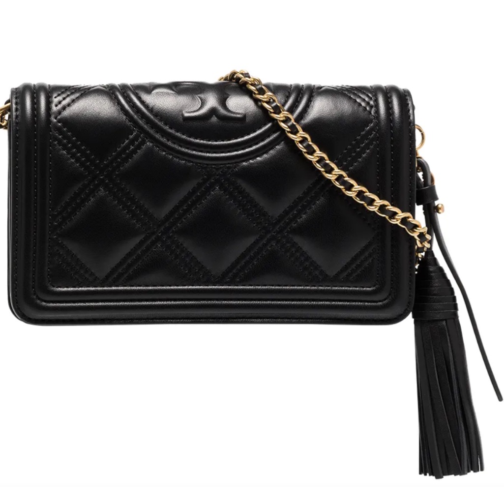Tory Burch Fleming Quilted Wallet-On-Chain